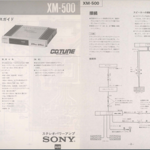 SONY XM-500