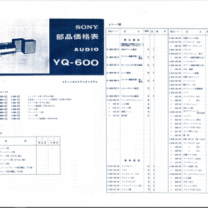 SONY YQ-600