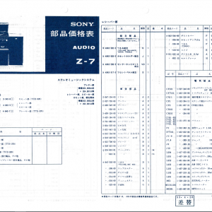 SONY Z-7