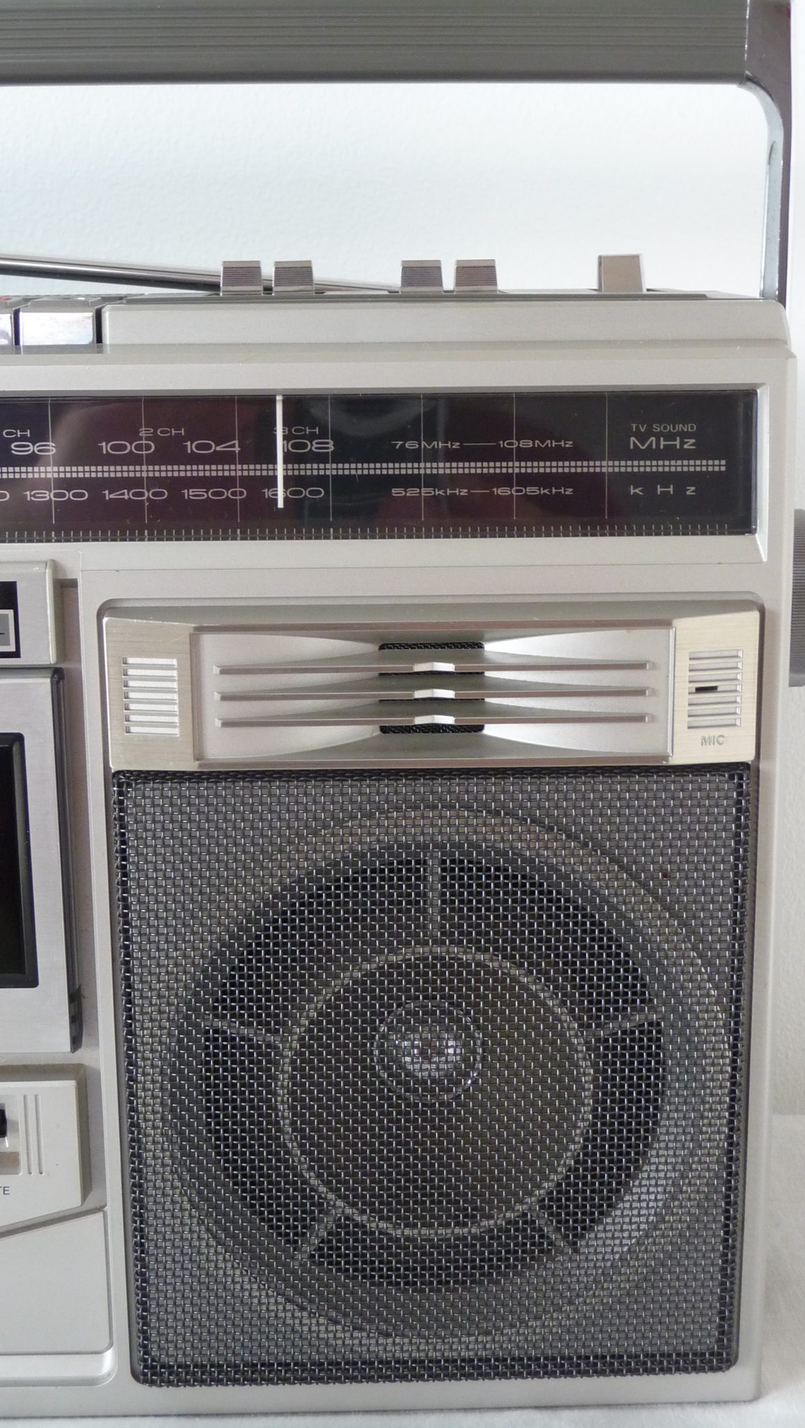 NATIONAL RX-5280 Radio Cassette Boombox with Box - Old Boomboxes