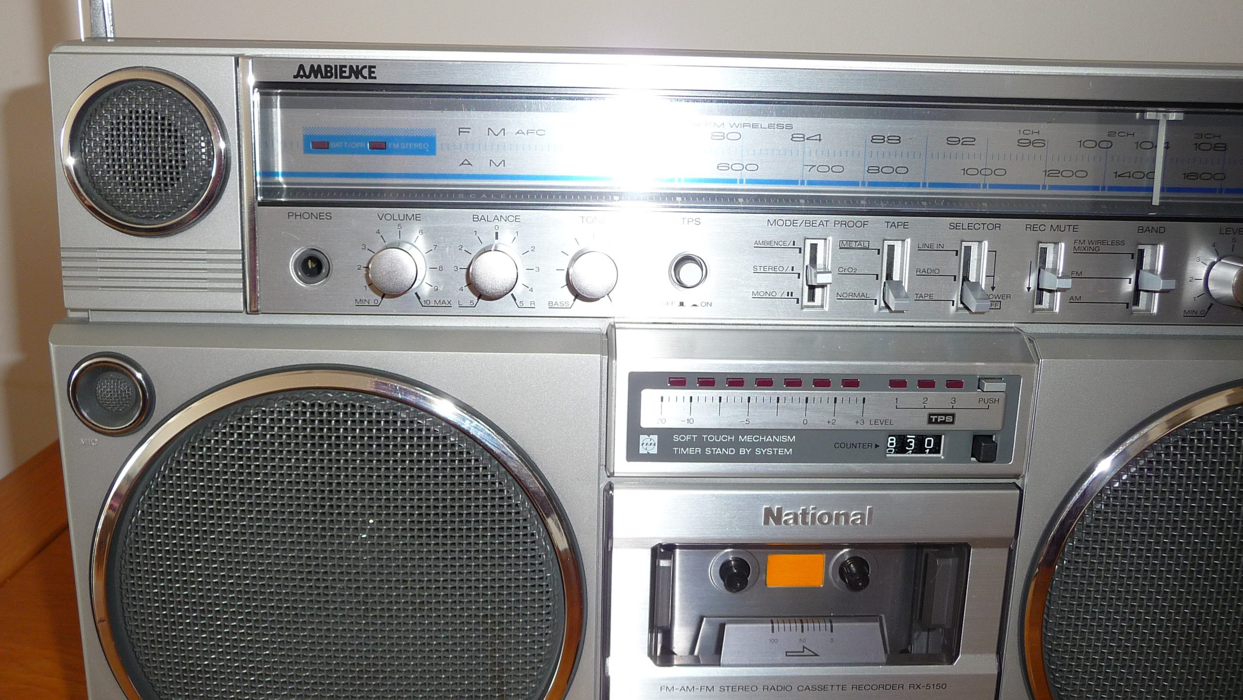 NATIONAL RX-5150 Radio Cassette Boombox - Old Boomboxes