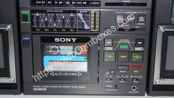 ビンテージ　SONY CFS-9000 テーブルコンポーネント SONY CFS-9000 3-Piece Stereo Radio Cassette Recorder - Old Boomboxes