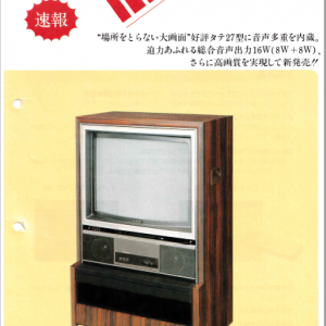 SONY KV-27SX1 Color Television Marketing Brochure In PDF File