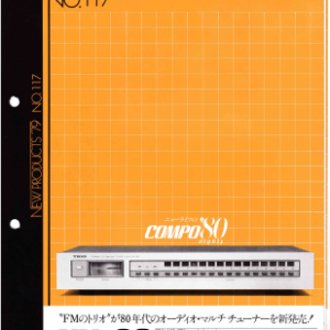 TRIO KV-80 Stereo TV FM/AM Tuner Marketing Brochure In PDF File