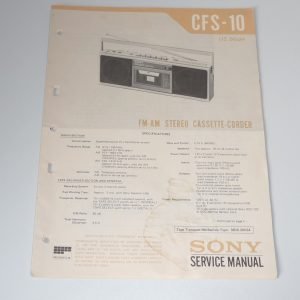 SONY CFS-10