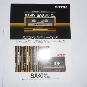 TDK SA-X Audio Cassette Marketing Brochure
