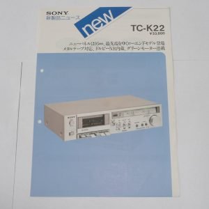 SONY TC-K22