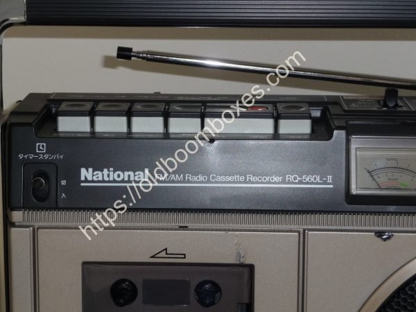 NATIONAL RQ-560L-II FM/AM Radio Cassette Recorder - Old Boomboxes