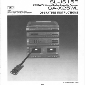 TECHNICS SA-X25WL / SL-JS16R