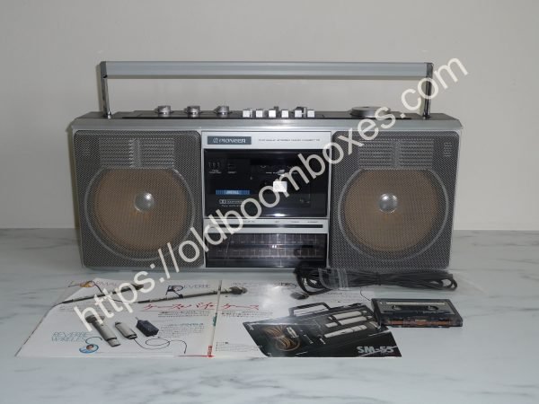 PIONEER SK-350 Stereo Radio Cassette Recorder - Old Boomboxes