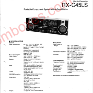 PANASONIC RX-C45