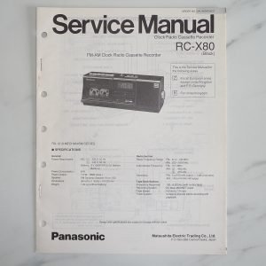 PANASONIC RC-X80