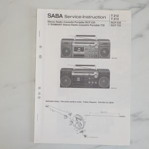 SABA RCP 535/RCP 735