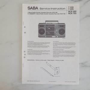 SABA RCR 980