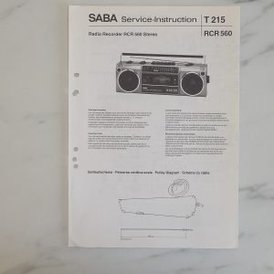SABA RCR 560