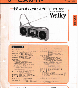 TOSHIBA RT-CS1