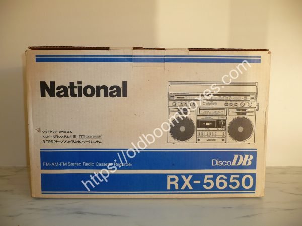 NATIONAL RX-5650 Stereo Radio Cassette Recorder - Old Boomboxes